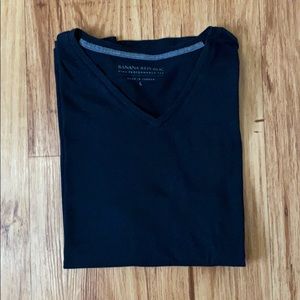 Black Banana Republic Mens V-neck